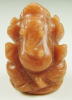 カルセドニー（玉髄）ガネーシャ神像
