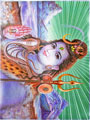 シヴァ神のホログラムカード（大きめサイズ）
