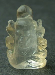 ガネーシャ神像（シトリン）- 『ガネーシャ神と開運グッズ』